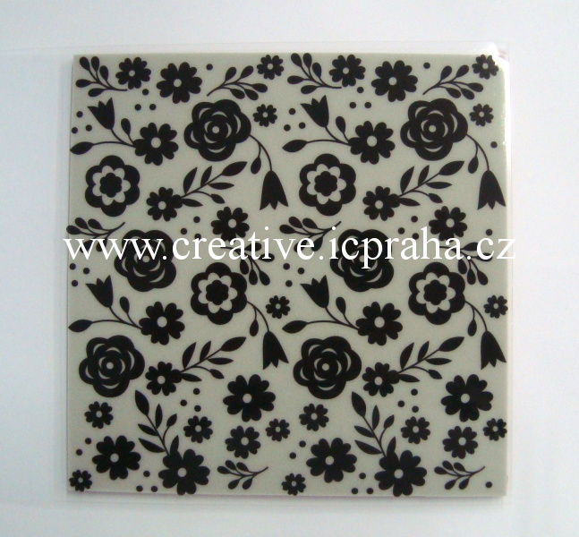razítka Cling HA - Kvítka 15x15cm CG678